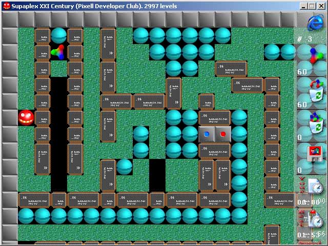 Screenshot of WinPlex (Supaplex rebirn in XXI Century)